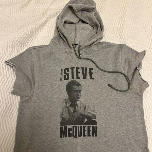 Dolce & Gabbana collectible sweatshirt used, Steve Mcqueen, gray, size 50