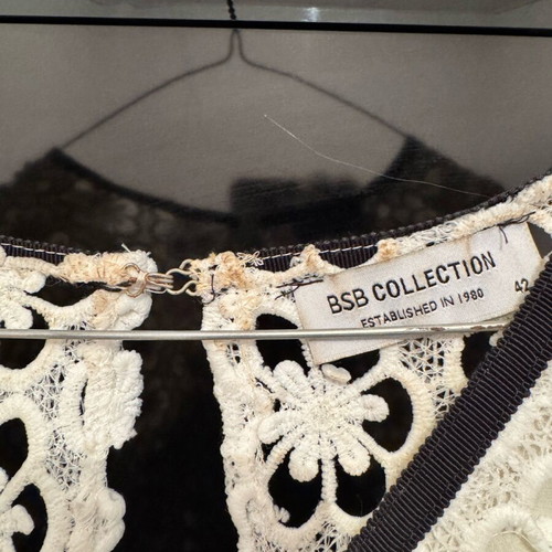BSB dress used, size 42, black and white
