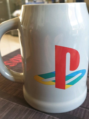 Playstation large ceramic mug 600ml like new, official