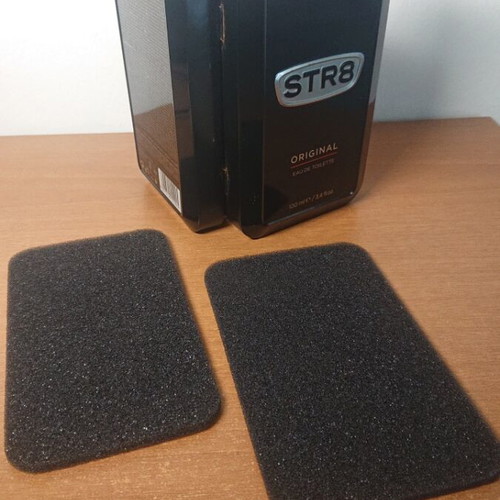 Metal empty box from str8 perfume like new