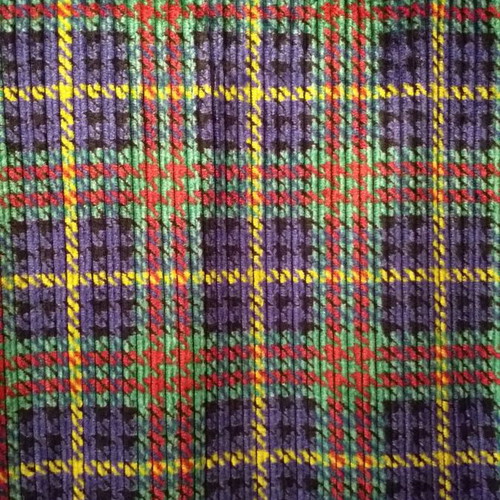Velvet kazaka used, size L, multicolor