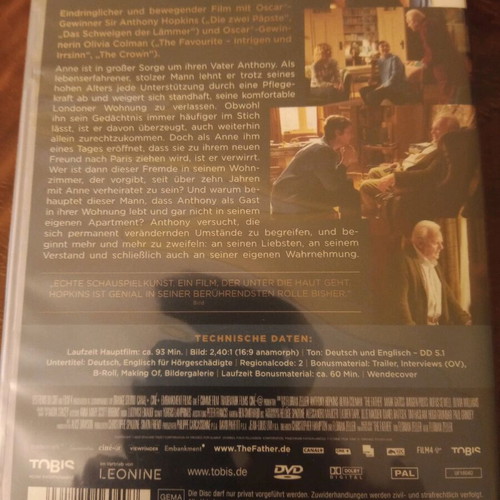 The Father DVD sealed new with English and German subtitles