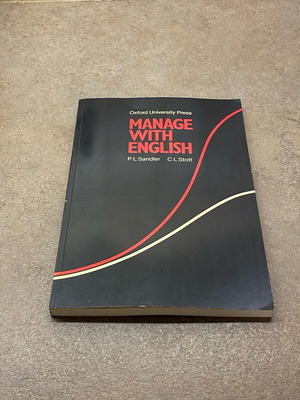 Manage with English book like new, 1981