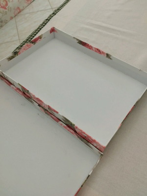 Paper gift box like new, beautiful