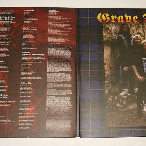 Grave Digger Tunes Of War double vinyl like new, metal