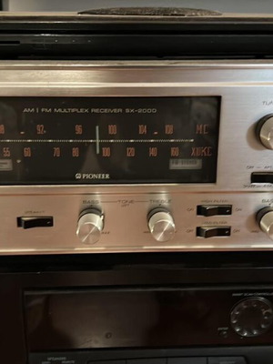 Pioneer amplifier SX 2000 lamped, used, excellent condition