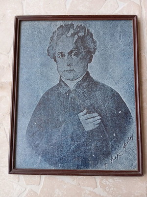 Dionysios Solomos framed print used