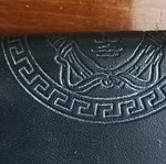 Versace Classic Collectible Coin Wallet With Medusa Stamp