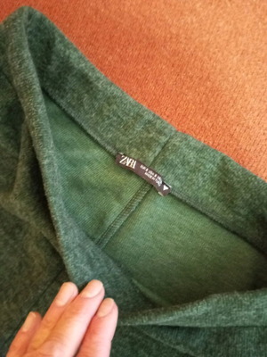 Green pants new, size S