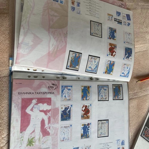 Olympic Europa stamps used with first day covers