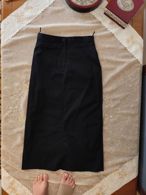 Long black skirt like new, size M / 38 / 10