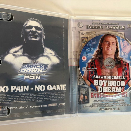 WWE Shawn Michaels Boyhood Dream 2005 Silver Vision DVD used, good condition