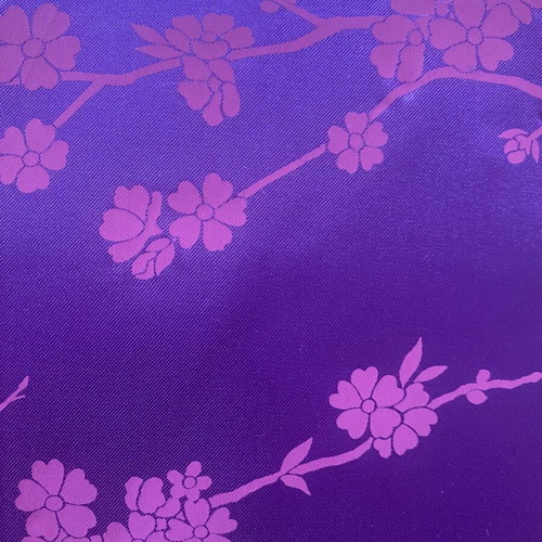 Cross body bag new satin fabric pink and purple