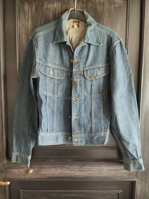 Lee Vintage 70's original denim jacket like new, unisex, blue