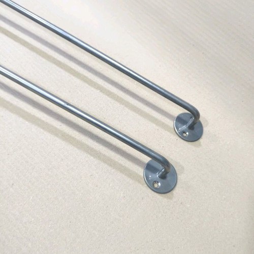 Rail hanger 50cm set of 2 pieces like new, metal