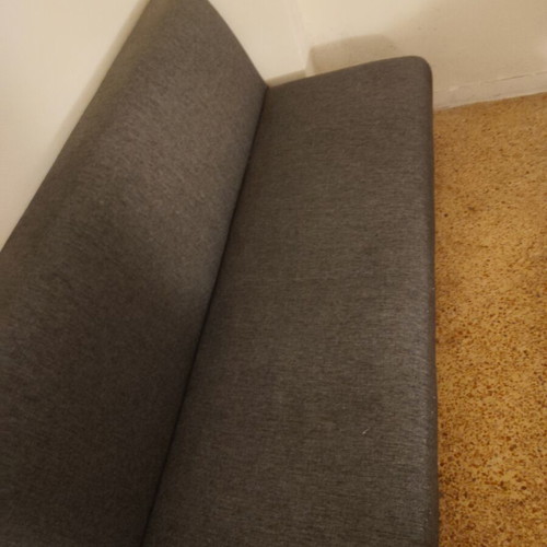 Sofa bed used with storage space and small dent