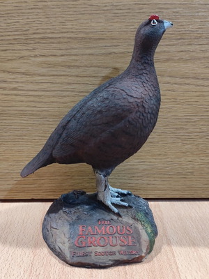 Famous Grouse scotch whisky κεραμικό διαφημιστικό αγαλματίδιο σαν καινούργιο