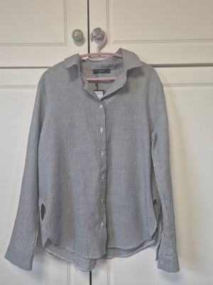 Πουκάμισο βαμβακερό ριγέ Anel μέγεθος M καινούργιο