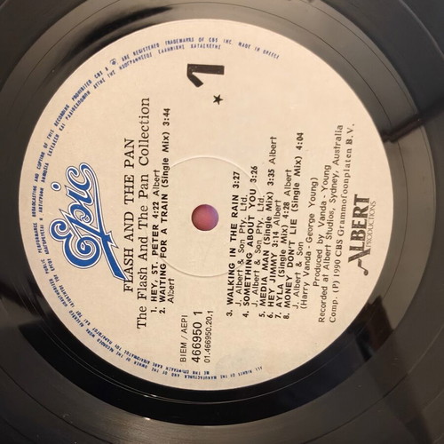 Flash and the Pan Collection 1990 vinyl used, rock