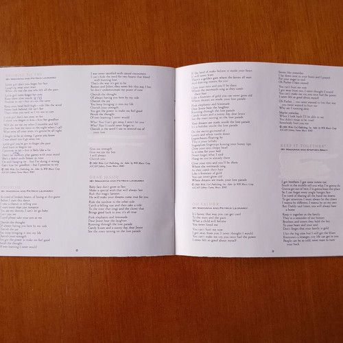 Madonna Like A Prayer CD used with booklet and notes