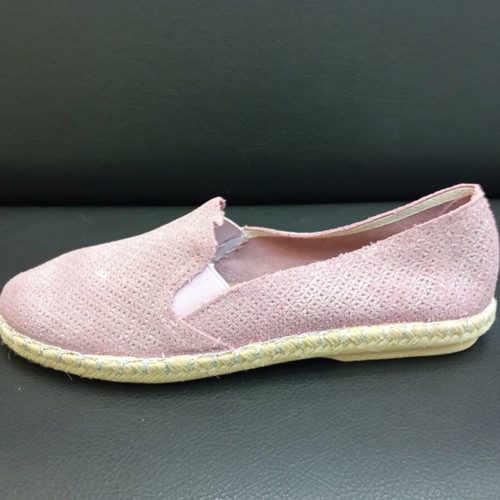Ace espadrilles new, genuine leather, pink, size 41