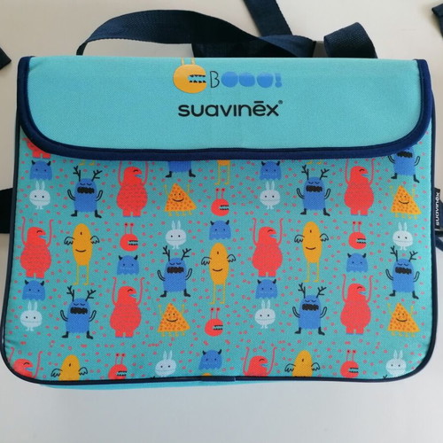 Suavinex portable baby booster seat like new, blue