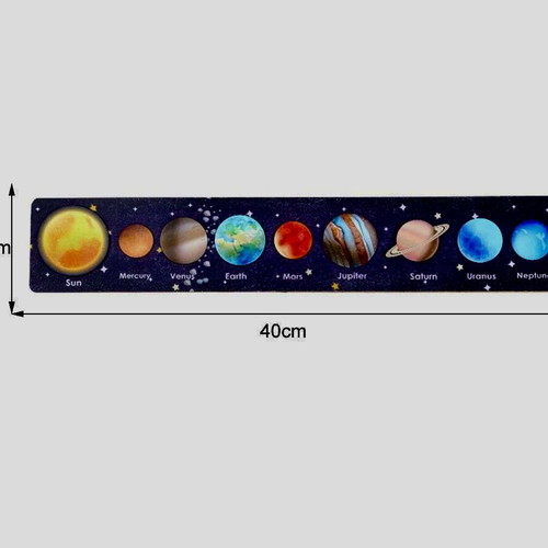 Solar System Set like new with puzzle, spinning top, and 3D stickers