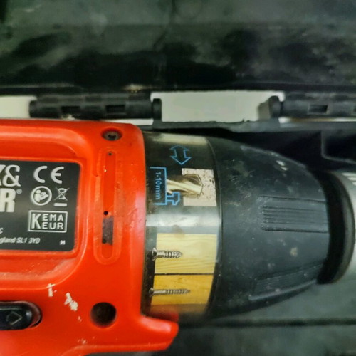 Black & Decker Drill ASL158 Lithium Battery used, DIY repairs
