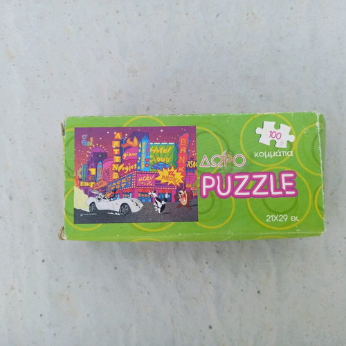 Looney Tunes puzzle used, 100 pieces
