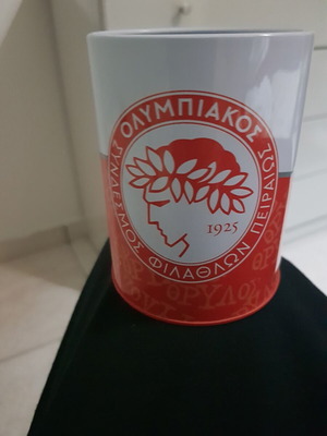 Olympiakos pencil holder like new