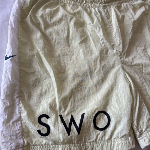 Nike Swoosh swim shorts used, size L, yellow