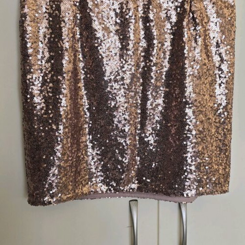 Esmara skirt pink gold sequin new, size 38