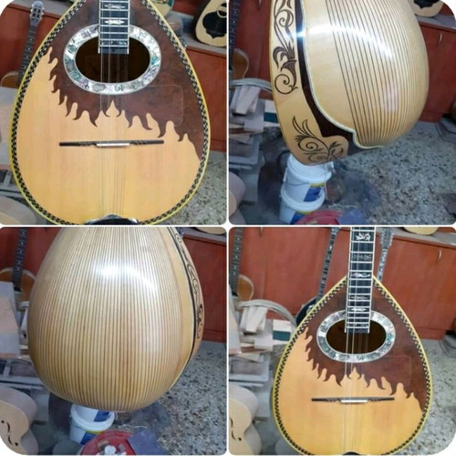 Bouzouki 8-string Karantreas used, carved kelebeki