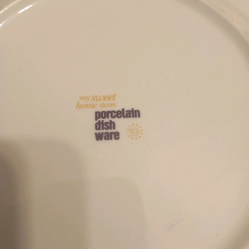 Decorative Christmas plate made of porcelain like new