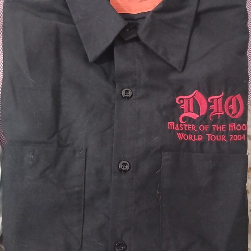 Staff Shirt Ronnie James Dio Master of the Moon World Tour 2004 XL like new
