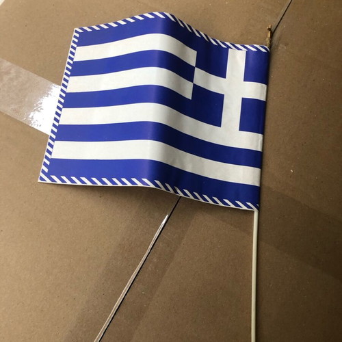 Parade flags new, pack of 20, paper with cross