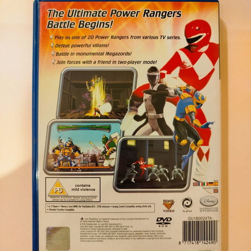 Power Rangers Super Legends PlayStation 2 used