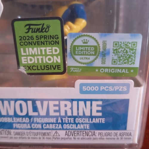 Funko Pop Wolverine 2026 Spring Convention Limited Edition