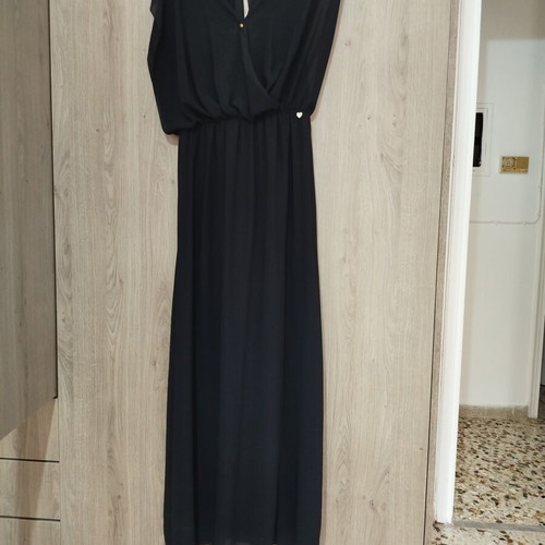 Lynne black maxi dress size 42 like new