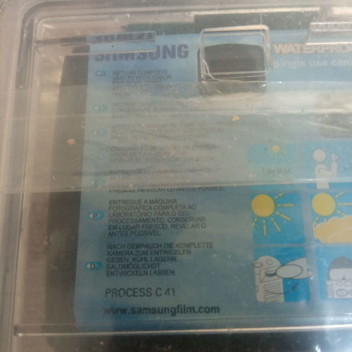 Samsung underwater single-use camera new