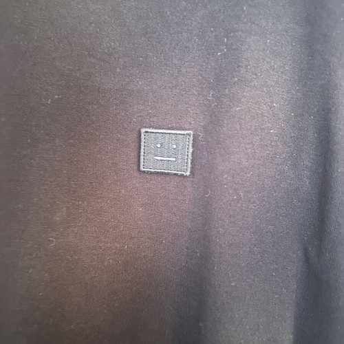 Acne Studios Nash face T-shirt size L, black