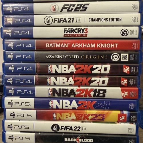 PlayStation 4 and PS5 games bundle like new, full set