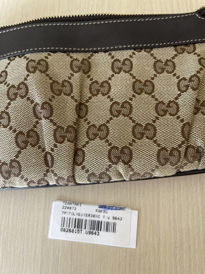 Gucci πορτοφόλι σαν καινούργιο, καφέ