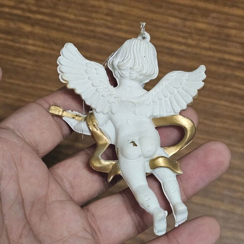 Decorative Angel used with fabric string for hanging