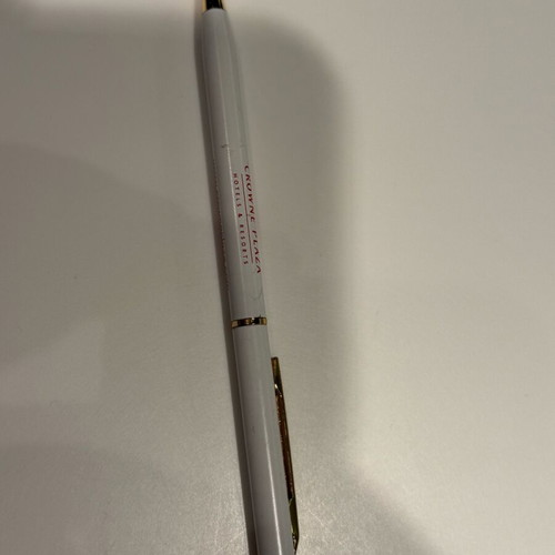 Crowne Plaza pen with gold details like new