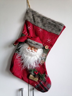 Christmas stocking for gifts 40 cm like new