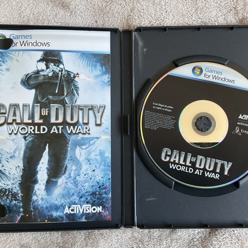 Call of Duty World at War PC game French version like new