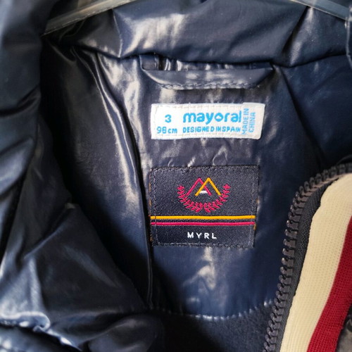 Mayoral boys' winter jacket like new, size 3/98 cm