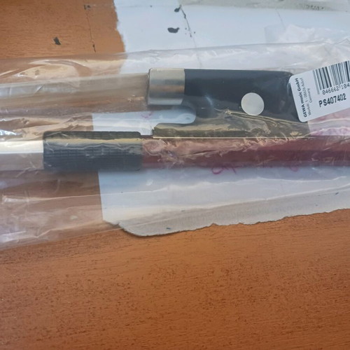 Viola bow 4/4 with ebony head and natural hair new
