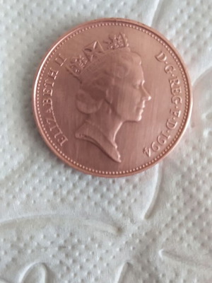 Two Pence 1994 coin like new, England